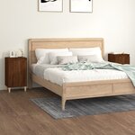 vidaXL Tables de chevet 2Pièces chêne marron 40x35x70cm bois d'ingénierie