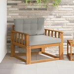 vidaXL Sofa de milieu extérieur Naturel
