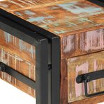vidaXL Cabinet de chevet avec tiroir Multicolore 30 x 30 x 40 cm