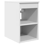 vidaXL Meuble de Salle de Bain In-between Blanc 30 x 35 x 50 cm