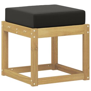 vidaXL Banc de Jardin Bois d'Acacia Massif Blanc