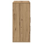 vidaXL Buffet chêne artisanal 60 x 31 x 70 cm Bois d'ingénierie