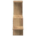 vidaXL Étagère murale chêne artisanal 104x15x49 cm bois d'ingénierie