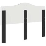 vidaXL Tête de lit Chêne noir 160 cm Bois d'ingénierie
