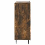 vidaXL Buffet Chêne fumé 66 x 34 5 x 92 cm Bois d'ingénierie