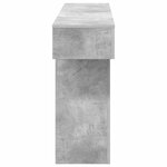 vidaXL Gris Béton 160 x 30 x 74 cm