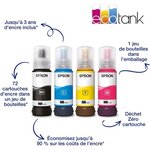 Imprimante multifonction A4 - EPSON - Ecotank ET-2860 - Wi-Fi - Equipée de réservoirs d'encre