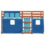 vidaXL Lit superposé sans matelas 90x190 cm bois de pin massif