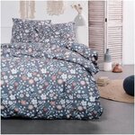 Parure de lit - 240 x 220 cm - coton imprimé floral