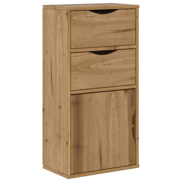 vidaXL Armoire latérale avec tiroirs ODDA 40x24x79 cm bois massif pin