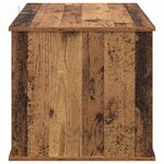 vidaXL Maison pour chat Bois ancien 85 x 55 x 50 cm Bois d'ingénierie