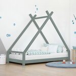Lit tipi enfant TAHUKA 90 x 190 vert sauge