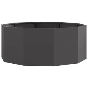 vidaXL Jardinière Noir 90 x 90 x 35 cm Acier
