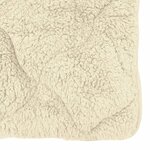 vidaXL Couette d'été 240 x 260 cm Été Crème Respirant