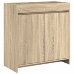 vidaXL Meuble sous lavabo de salle de bain Chêne Sonoma