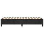 vidaXL Cadre de lit Noir 90x200 cm Velours