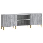 vidaXL Meuble TV Sonoma gris 150 x 31 x 50 cm Bois d'ingénierie