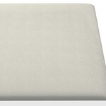 vidaXL Tête de lit murale 12 Pièces Crème Velours