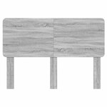 vidaXL Tête de lit Gris Sonoma 140 cm Bois d'ingénierie