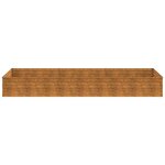 vidaXL Lit surélevé de jardin 291x100x36 cm acier corten