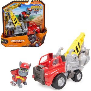 Spin Master 6066539 - Rubble & Crew - Véhicule de construction de grue avec figurine Charger
