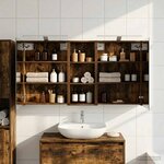 vidaXL Ensemble de Meubles de Salle de Bain 3 Pièces 130 x 14 5 x 70 cm