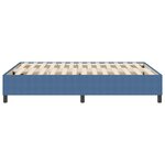 vidaXL Cadre de lit plateforme Bleu 140 x 190 cm