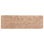 vidaXL Coureur de Tapis MARSA Jaune 100 x 350 cm Polyester et PVC