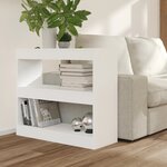 vidaXL Bibliothèque/Séparateur de pièce Blanc 80x30x72 cm
