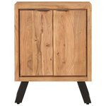 vidaXL Buffet avec 2 portes 55x36x72 cm bois massif d'acacia