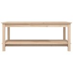 vidaXL Table basse 110x55x45 cm Bois massif de pin