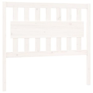 vidaXL Tête de lit blanc 105 5x4x100 cm bois massif de pin