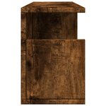 vidaXL Armoire murale 60x20x30 cm chêne fumé bois d'ingénierie