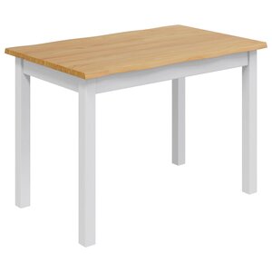 VidaXL Table de salle à manger / Table de repas EKAI Blanc