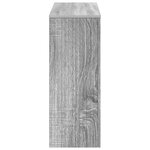 vidaXL Table console Gris Sonoma 101 x 29 x 74 cm Bois d’ingénierie