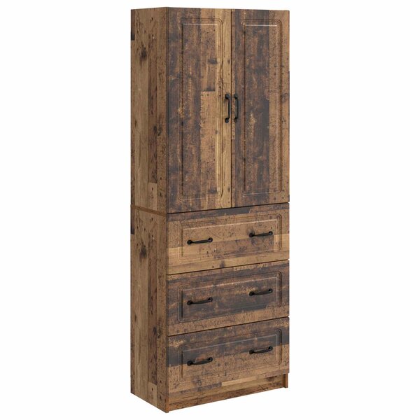 vidaXL Ensemble de Meubles 2 Pièces Bois ancien 66 x 34 5 x 87 cm