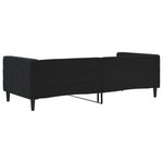 vidaXL Lit de repos noir 90x200 cm velours