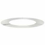 vidaXL Anneau d'arbre plat Ø50/80 cm en acier inoxydable