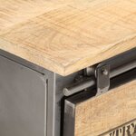 vidaXL Meuble TV 120 x 30 x 40 cm Bois massif de manguier