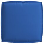 vidaXL Set de coussins en palette de 2 pièces bleu royal en tissu Oxford