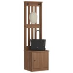 vidaXL Portemanteau SANDNES 45x40x159 5 cm bois massif pin