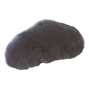 Willex Housse de selle de vélo peau de mouton gris foncé