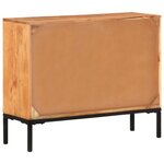 vidaXL Buffet 88x30x73 cm Bois d'acacia massif