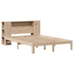 vidaXL Lit bibliothèque sans matelas 140x190 cm bois de pin massif