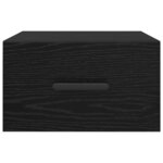 vidaXL Cabinet de chevet 2 Pièces Chêne noir 35 x 35 x 20 cm