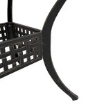 vidaXL Ensemble manger de jardin 5 Pièces bronze aluminium coulé