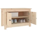 vidaXL Armoire à chaussures 70x38x45 5 cm Bois de pin massif