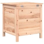 vidaXL Boîte de rangement de jardin 50x49x56 5 cm bois massif de sapin