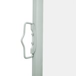 vidaXL Auvent latéral rétractable de patio 160x600 cm Crème