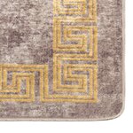 vidaXL Coureur de Tapis MARSA Gris 80 x 350 cm Polyester et PVC